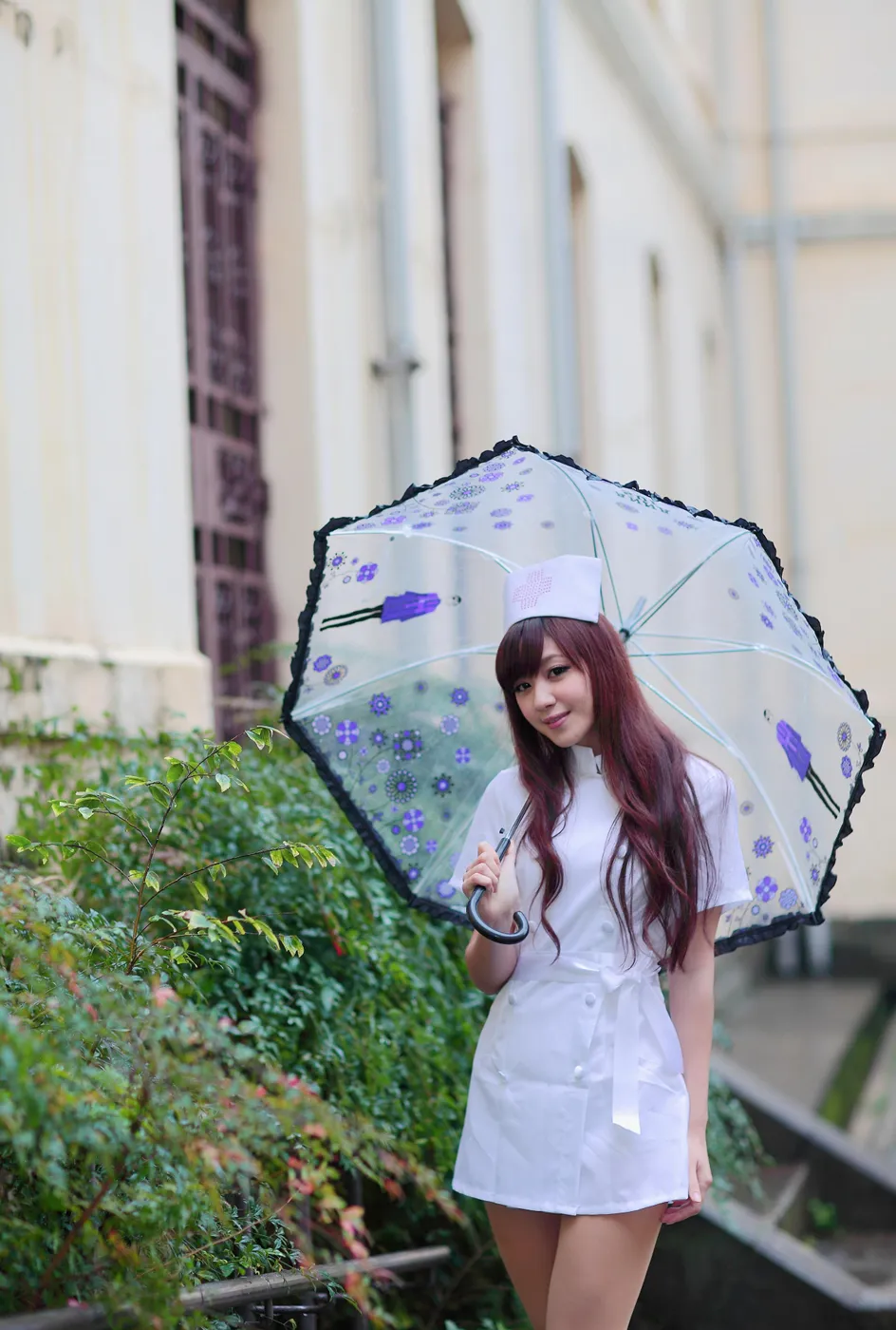 [Mzsock] NO.204 Xiaoya nurse uniform, stockings, high heels and beautiful legs street photography#[70P]-27